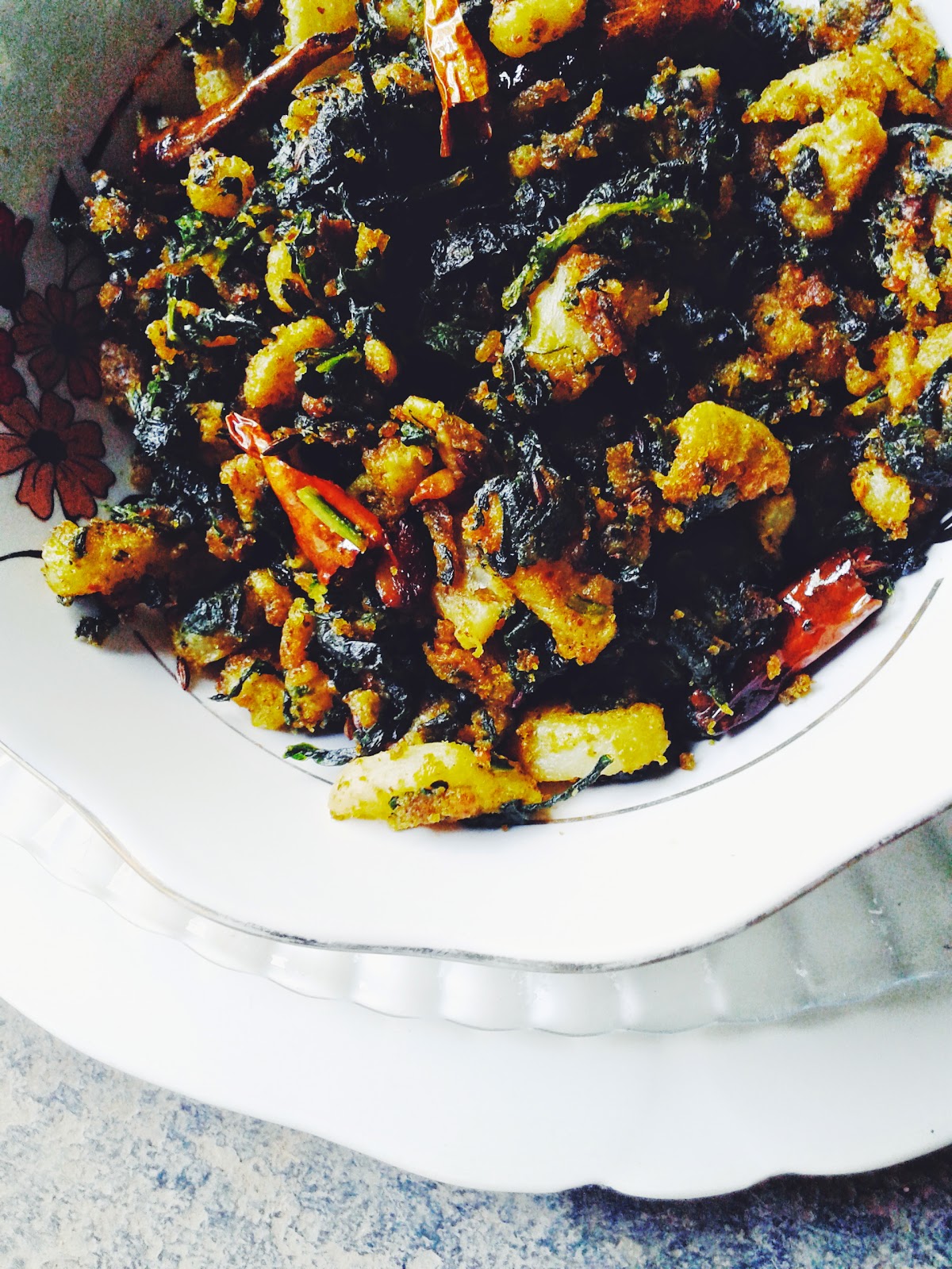 Ginger Juliennes Leaves of Radish A Rustic Stir Fry